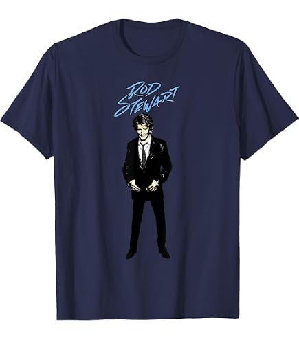 Amazon.com: Rod Stewart Official Rock The Holidays T-Shirt T-Shirt